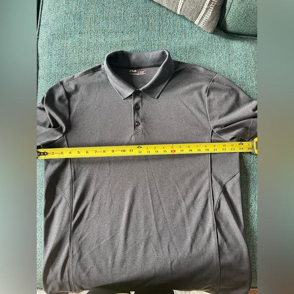 Grey men’s golf shirt - Picture 4 of 4